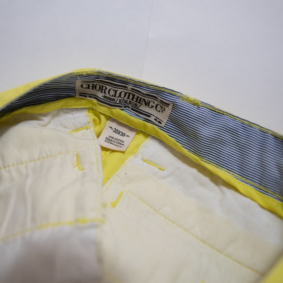 Yellow Twill Pants - Picture 2 of 3